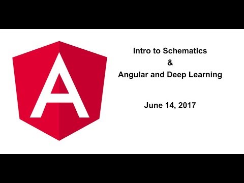Intro to Schematics | Angular and Deep Learning (DL)