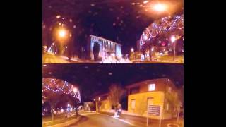 preview picture of video 'autour de la mairie paray vieille poste soir 25 decembre 2014'