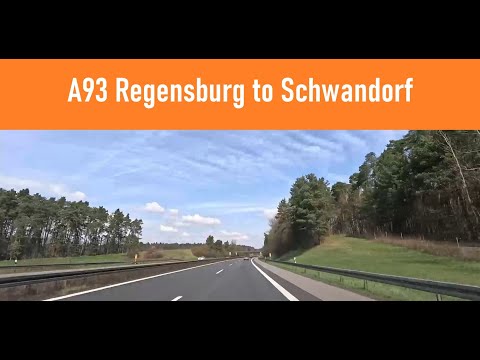 Germany: A93 Regensburg to Schwandorf