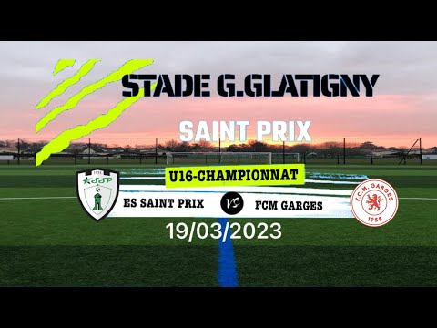 U16 : ES SAINT PRIX - GARGES