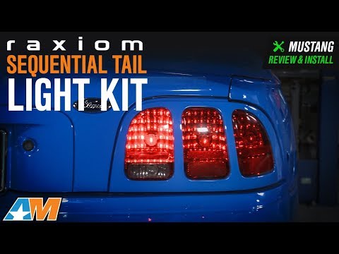 1996-2004 Mustang Raxiom Sequential Tail Light Kit - Plug-and-Play Review & Install