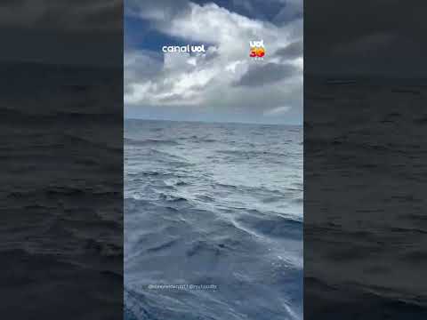 Pescador encontra cabo poluente a 80 km da costa de Ilhéus (BA)