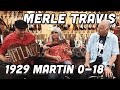 Merle Travis Signed 1929 Martin 0-18 with Merlene Travis & Deke Dickerson