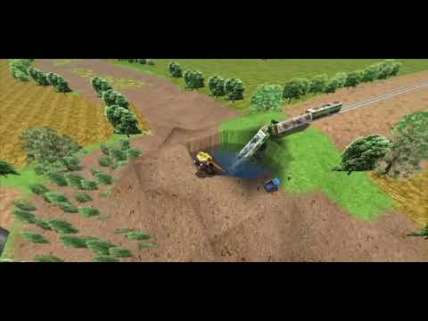 TRAINS VS MASSIVE SPEED BUMPS AND GIANT PIT