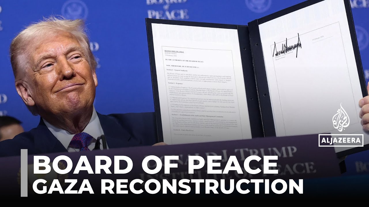 Trump announces billions of dollars in Gaza aid at Board of Peace meeting