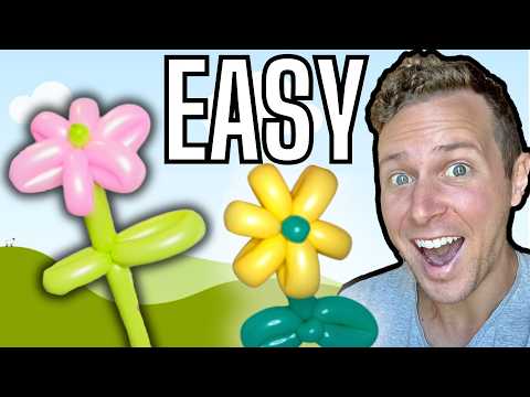 How To Make a Balloon Flower (EASY)
