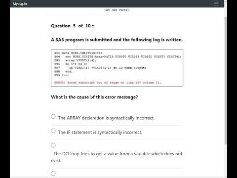 Array Subscript Checking