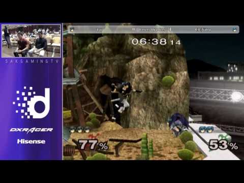 DLMelee Losers Quarters - Tai (Black Marth) vs CL|Vitro (Marth)