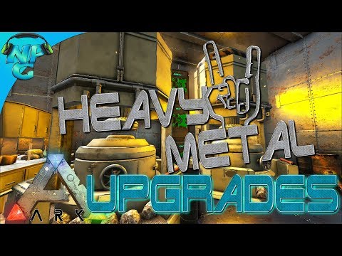 ARK Base Building - Metal Upgrades and Turret Ceremonies! ARK: Survival Evolved Ragnarok PVP E5
