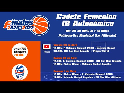 FVB 2000  vs CB San Blas  Fase Final Cadete Femenino IR Autonómico