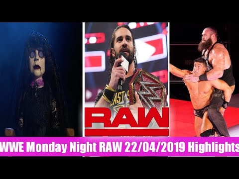 WWE Monday Night RAW 22 April 2019 Highlights in Hindi ! WWE Raw April 22,2019 Highlights