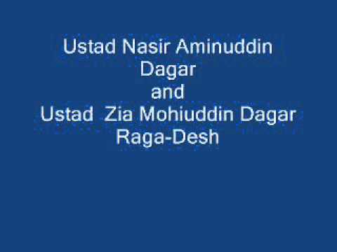 Ustad Nasir Aminuddin Dagar and Ustad Zia Mohiuddin Dagar - Raga Desh, Kolkata,1980s