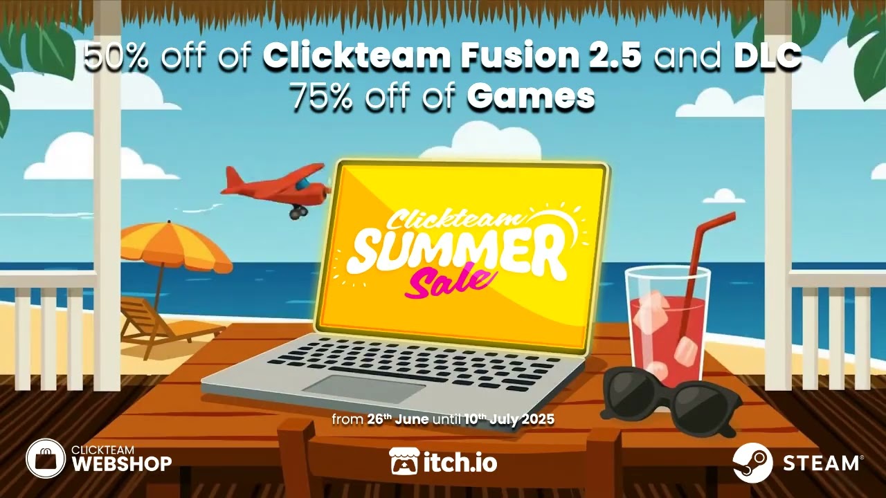 Clickteam Summer Sale 2025 is now live!