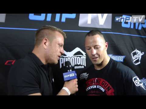 Steven Kitzing nach Kampf gegen Tobias Voss, bei 4. la familia Fightnight