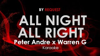 All Night All Right - Peter Andre Featuring Warren G karaoke