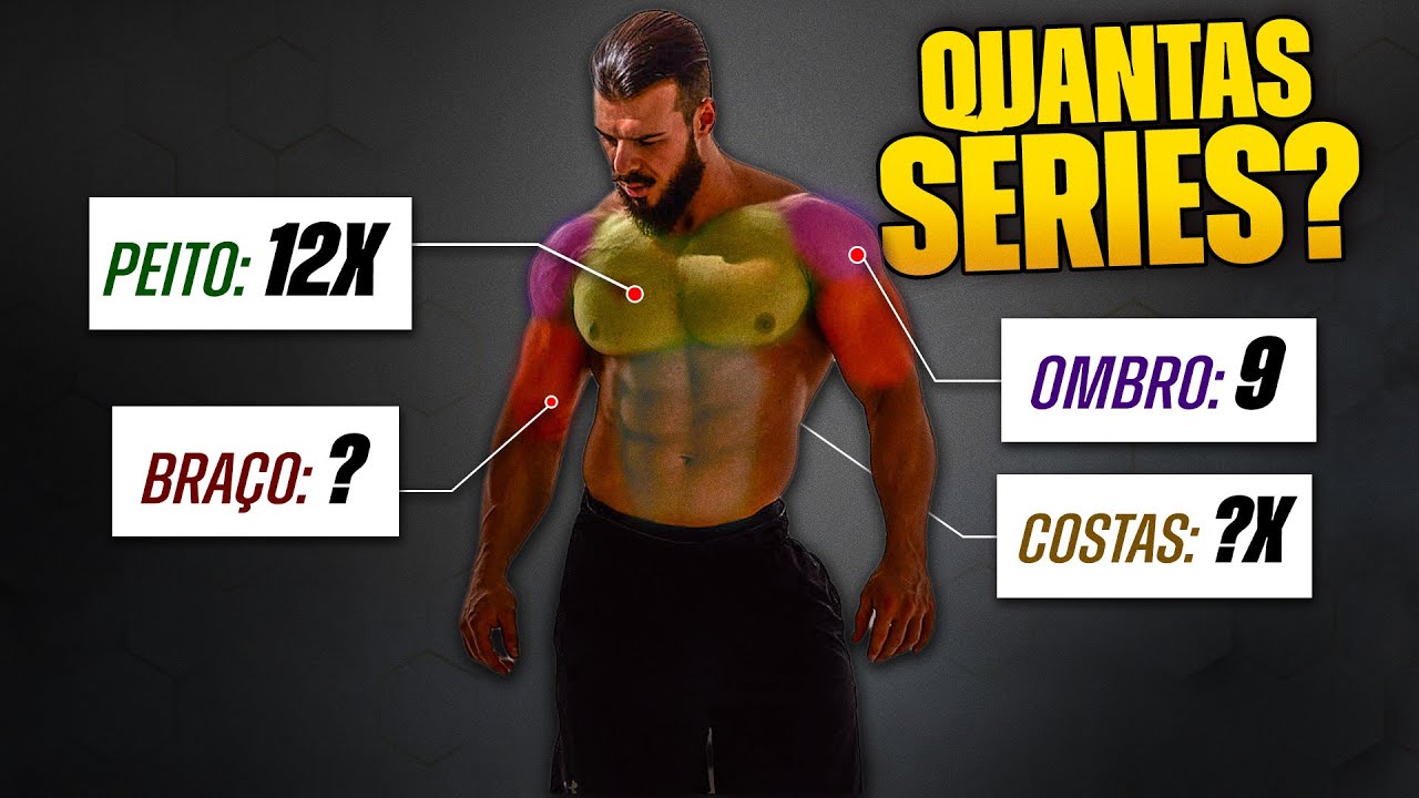 QUANTAS SÉRIES FAZER para cada GRUPO MUSCULAR
