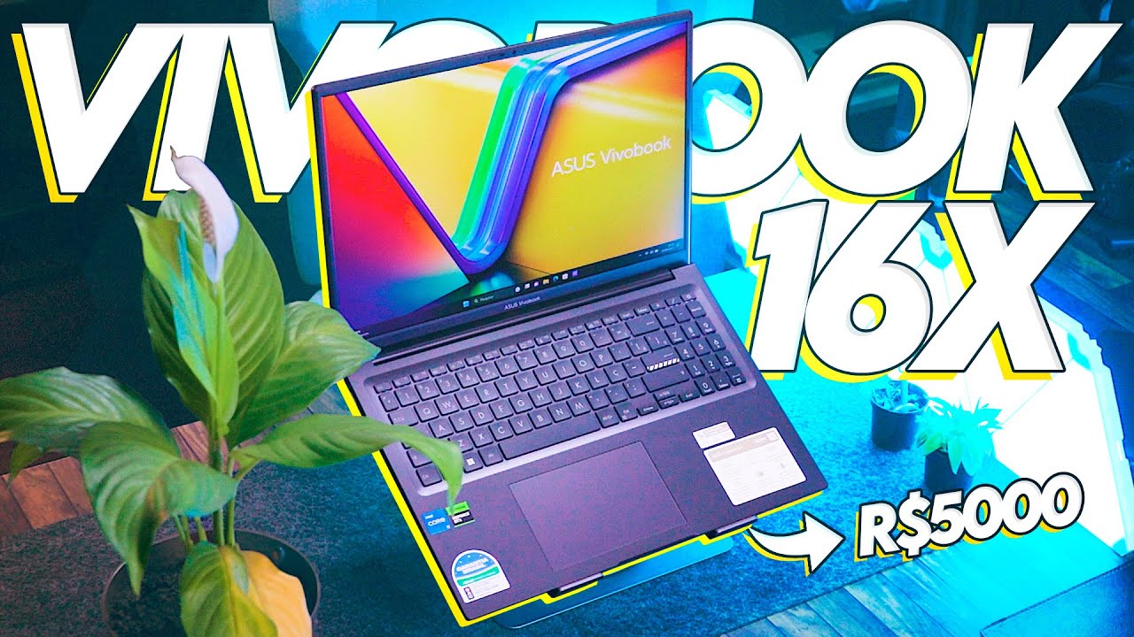 Um NOTEBOOK PROFISSIONAL por R$5000 com uma RTX 2050! Review do Asus Vivobook 16X