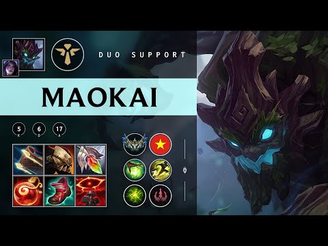 Maokai Support vs Karma - VN Challenger Patch 25.22