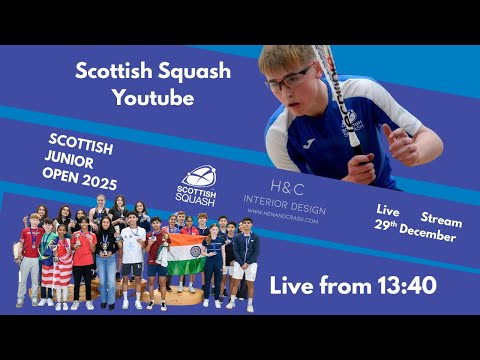 Scottish Junior Open Livestream Oriam Court 1.