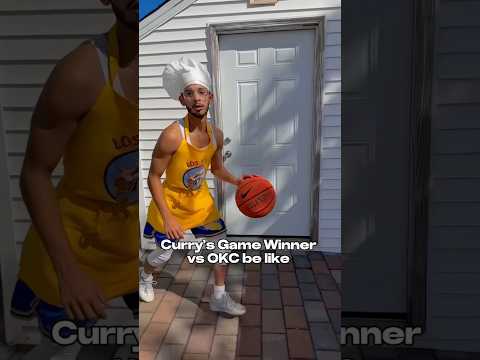 Steph Curry’s Game Winner VS OKC be like 🤣🏀 #nba #basketball #funny