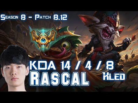 Rascal KLED vs AATROX Top - Patch 8.12 KR Ranked