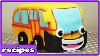 The Wheels On The Bus Birthday Cake Ideas for Children By HooplaKidz Recipes