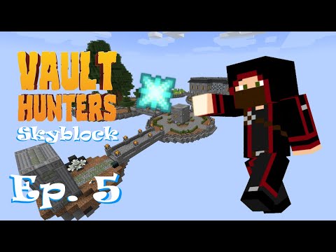 Did I Get My First Knowledge Star? | MINECRAFT VAULT HUNTERS SKYBLOCK Ep. 5