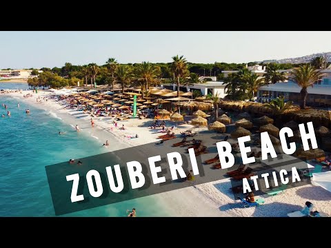 Zouberi Beach by drone ATTICA - Plaża Zouberi ATTYKA | GREECE 🇬🇷