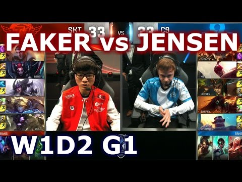 SKT vs C9 W1D2 - FAKER vs JENSEN Player Experience Stream | Group B LoL S6 World Championship 2016
