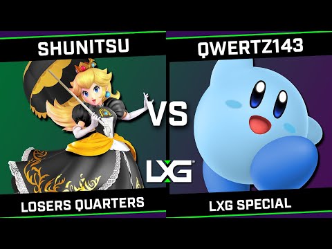 Shunitsu (Peach) vs qwertz143 (Kirby) - LXG Special - Smash Ultimate