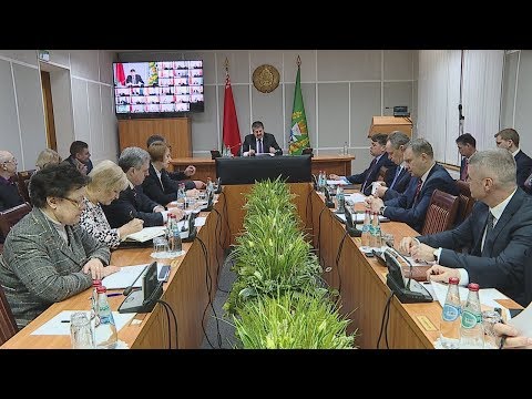 У Гомелі абмеркавалі шляхі развіцця рэгіёна видео