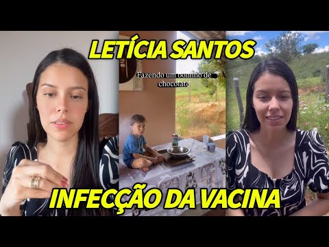Letícia Santos takes Francisco to the hospital; he has an infection.