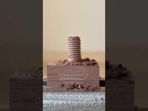 Why a Wooden Screw? #shorts #woodworking #diy