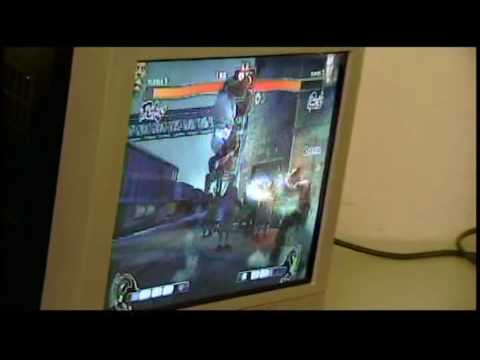 Sac Great Escape Tourney - SF4  Finals (part 1/2) Crackfiend (Balrog) vs Popo (Guile)