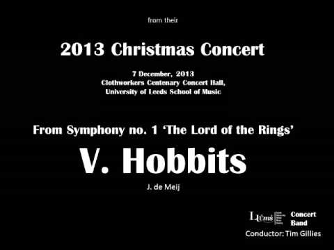 LUUMS Concert Band 2013 Christmas Concert - 05 - Symphony no. 1 'The Lord of the Rings' V: Hobbits