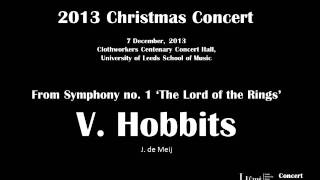 LUUMS Concert Band 2013 Christmas Concert - 05 - Symphony no. 1 'The Lord of the Rings' V: Hobbits