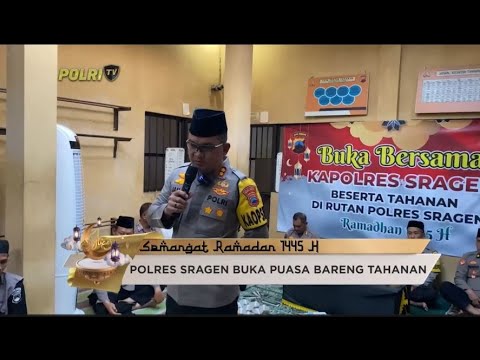 KAPOLRES SRAGEN BUKBER DENGAN TAHANAN