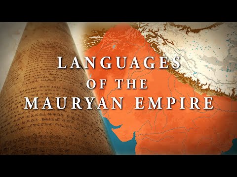 Different Languages of the Mauryan Empire.