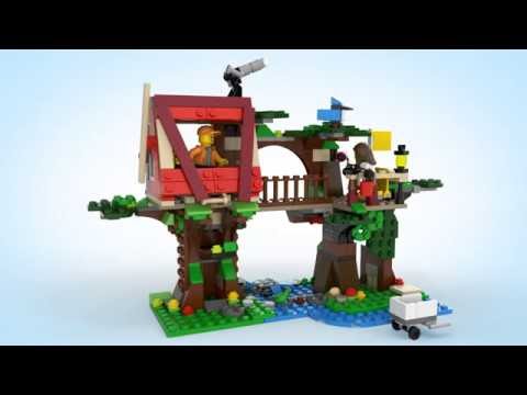 Vidéo LEGO Creator 31053 : Les aventures dans la cabane dans l'arbre