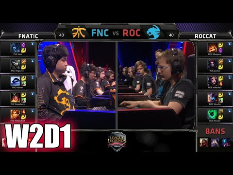 Fnatic vs ROCCAT | S5 EU LCS Spring 2015 Week 2 Day 1 | FNC vs ROC W2D1G3 VOD 60FPS