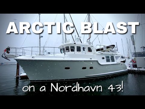 We survived an ARCTIC BLAST living on a Nordhavn 43 in the Pacific Northwest! [MV FREEDOM SEATTLE]