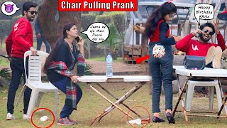 Chair Pulling Prank On People Part 4  BY AJ AHSAN 