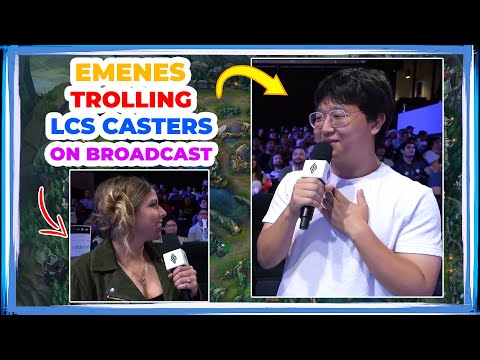 C9 Emenes TROLLING LCS Casters on Broadcast 👀