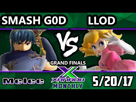 S@X Maylee Monthly - Smash G0D (Marth) Vs. Llod (Peach) SSBM Grand Finals - Smash Melee