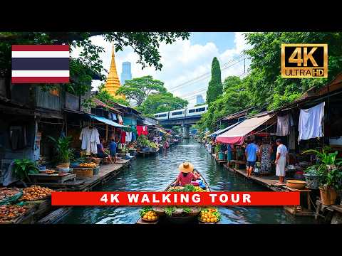 🇹🇭 Bangkok, Thailand 4K Walking Tour - Tropical City Walkthrough | 4K HDR 60fps