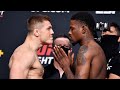 UFC Vegas 23: Weigh-in Faceoffs