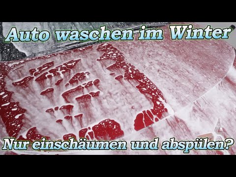 Auto waschen im Winter? Schnelle Katzenwäsche ist in den kalten Monaten ohne eigene Produkte!