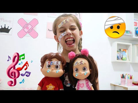 MÚSICA DO DODÓI COM BONECOS  MARIA CLARA E JP ♫ The Boo Boo Song! Nursery Rhymes Songs for Kids