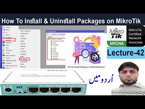 How To Install and Uninstall Packages on MikroTik Router | MTCNA | Lecture-42