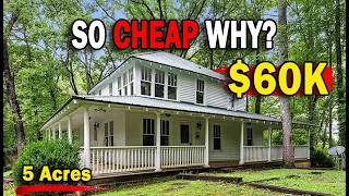 5 DIRT-CHEAP NEW YORK FARMHOUSES With LAND | Hidden Gems Under $125K! (Starting at $65K!)